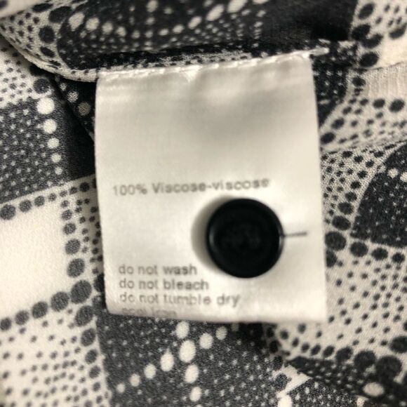 Akris Punto Long Sleeve‎ Ruffles Crew Neck Top Blouse Size 8 - Picture 10 of 13